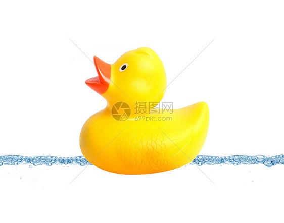 鸭子洗澡童年橡皮游泳小鸭子孩子卫生塑料绘画浴缸图片
