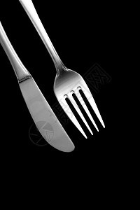 叉子刀餐厅金属刀具背景图片