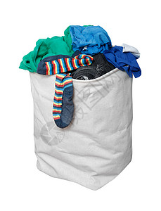 洗衣店家务大部分织物洗衣店折痕家庭白色篮子服装棉布图片