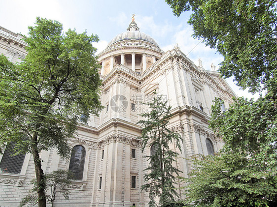 伦敦圣保罗大教堂王国主场宗教信仰英语教会先生大教堂建筑学图片