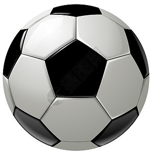 黑人和白人足球或足球球竞赛锦标赛白色运动圆形世界冠军插图黑色团队图片