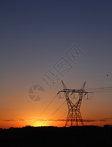 提供能源分配的埃利石塔商业力量危险环境化石风景农村活力电源线资源图片