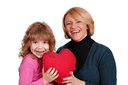 幸福的母亲和女儿孩子女士情感童年喜悦家庭乐趣微笑父母情怀图片