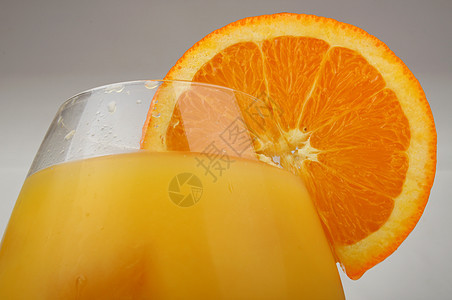 杯子加橙汁图片