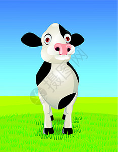 牛牛卡通人物农业童年艺术哺乳动物快乐农场婴儿动物小牛卡通片图片