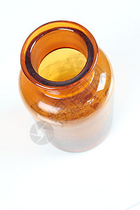 棕色玻璃瓶药品液体白色回收药店口端饮料背景图片