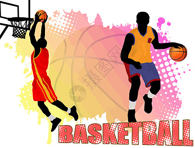 篮球海报插图拉丝杯子联盟分数玩家团队国际胜利游戏图片