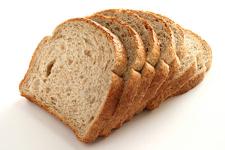 带麦子的面包早餐黄色种子烘烤谷物食物图片