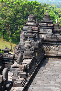 印度尼西亚日惹博多布杜尔寺世界寺庙宗教石头佛塔历史旅行纪念碑佛教徒旅游图片