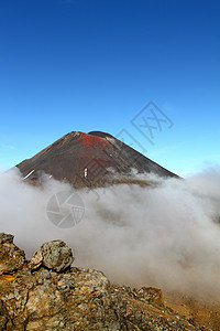 汤加里罗国家公园 新西兰国家火山天空岩石遗产全景风景公吨陨石石头图片