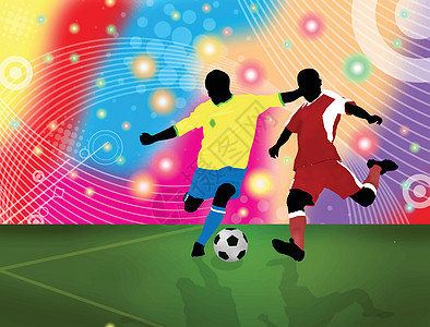 足球海报运动体育场绿色国际斗争胜利涂鸦插图竞赛拉丝图片