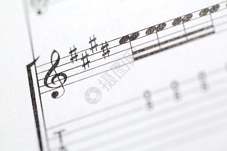 微积分谱号插图旋律床单歌曲音乐分数签名高音作品图片