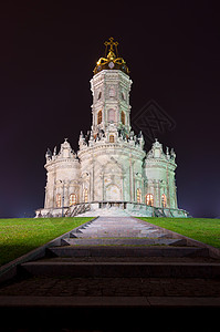 Dubrovitsy圣圣母签字教堂场景国家教会楼梯景观城市风格寺庙历史雕塑图片