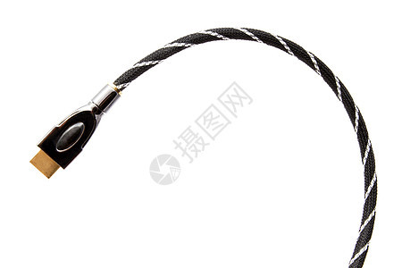 HDMI 电缆技术创新插头信号金子连接器电气电视黑色宏观图片