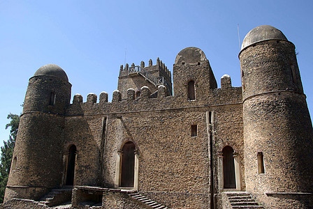 埃塞俄比亚的城堡建筑学垛口纪念碑历史性据点堡垒锯齿状图片