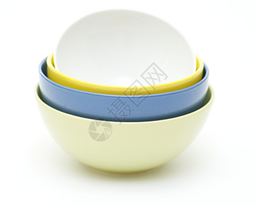 平板绿色陶瓷黄色餐具白色蓝色厨具制品厨房商品背景图片