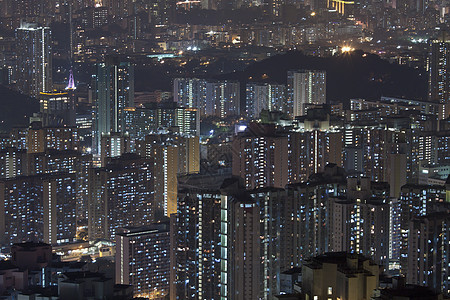 香港夜租公寓建筑金融天空天际反射电缆旅游运输金属商业图片