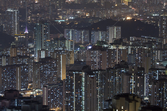 香港夜租公寓建筑金融天空天际反射电缆旅游运输金属商业图片