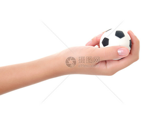 青少年手握运动球产品季节橡皮白色手臂玩具闲暇皮革接缝女孩图片