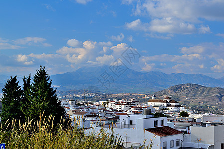 全全光 Mijas房屋村庄爬坡红色旅游阳台城市迷宫景观街道图片