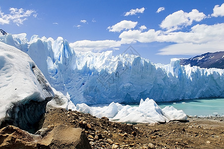 阿根廷佩里托莫雷诺冰川旅行公园岩石顶峰环境融化生态国家天空雪崩图片
