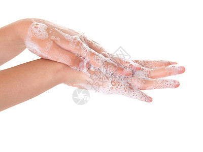 青少年洗手产品打扫卫生洗澡发泡浴室奶油洗发水清洁工手指图片