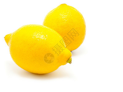 白色背景的柠檬水果食品生产饮食蔬菜营养食物图片
