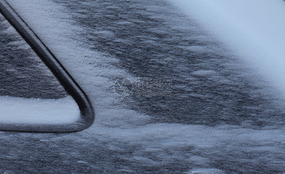 雪车门暴风雪交通季节风暴天气场景下雪冻结汽车车辆图片