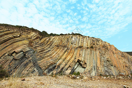 香港地理公园 自然 折叠和角力的威力壁画火山天空石头柱子蓝色公园巨石地理国家图片