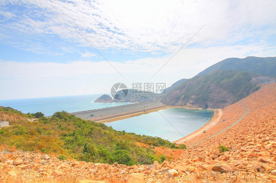 香港地公园的海景和沿海风景图片