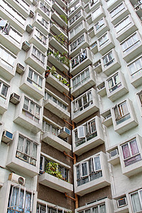 香港住宅区民众形状市中心土地房子住房压力建筑城市正方形图片