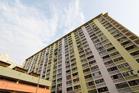 包装成包的香港公共住房区形状土地住宅市中心正方形家庭房子民众财产压力图片