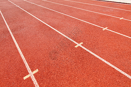 运行轨道优胜者红色竞争地面游戏曲线跑步课程车道体育场图片