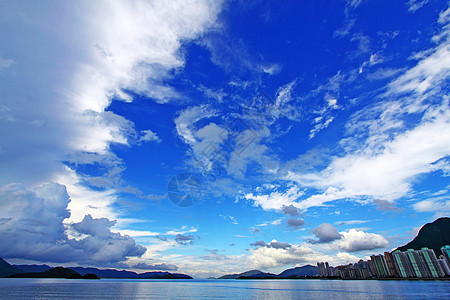 香港海洋沿岸风景图 香港旅行反射墙纸海景射线热带天空海岸海浪地平线图片
