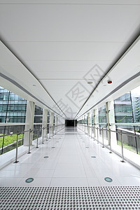 现代走廊铁路技术蓝色线条车站城市旅行大厅运动建筑学图片