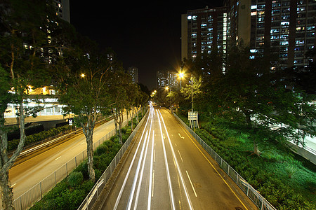 汽车夜间行驶亚洲美丽的高清图片