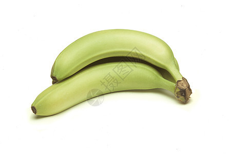 两个绿色香蕉农作物植物杂货店食品食物杂货营养水果蔬菜收获图片
