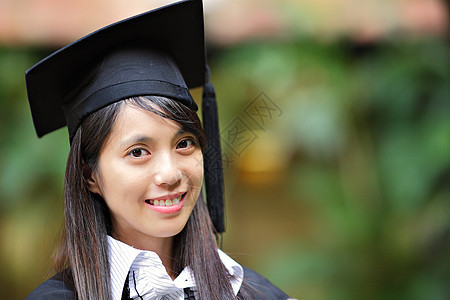 女童毕业学习女性中学女士成人大学学校学生冒充微笑图片