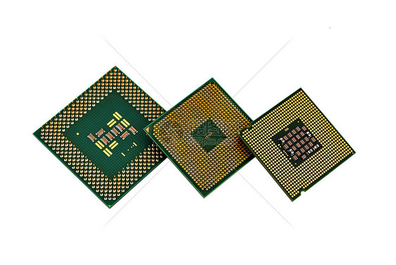 3个cpu技术木板宏观通讯理器半导体芯片电脑金子电子产品图片