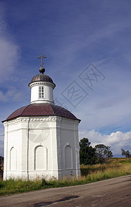 在索洛斯基的礼拜堂里晴天宗教建筑旅游景点建筑学图片