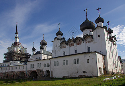 索洛基的修道院记忆教会历史宗教监狱建筑学寺庙地标信仰图片