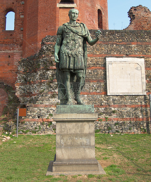 朱利叶斯凯撒神像建筑学皇帝废墟纪念碑雕像地标图片