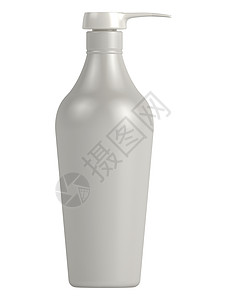 肥皂白瓶塑料头发液体打扫插图白色温泉化学品瓶子按钮图片