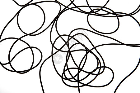 电缆两脚金属电源线力量插头电源白色黑色活力图片