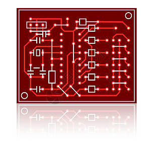 矢量抽象电路板网络微电路技术数据半导体电子电路导体芯片信号图片
