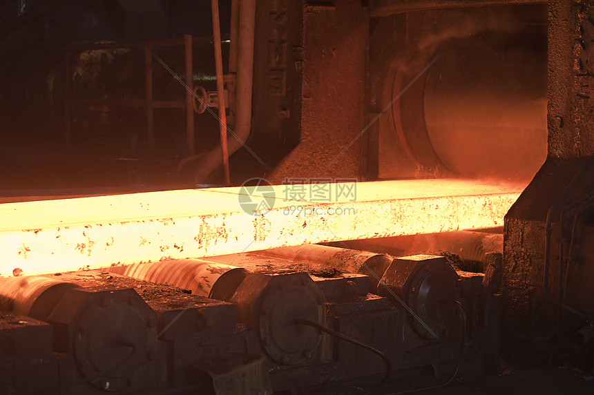 输送器上热钢铸造商业输送带发电机工厂图片