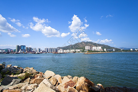 香港的沿海风景和居住环境及住宅结构图片