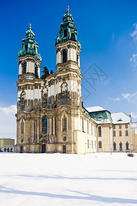 波兰西里西亚Krzeszow朝圣教堂位置风格教堂教会历史大教堂历史性外观世界建筑图片