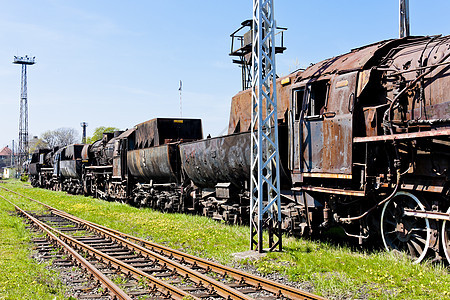 铁路博物馆的蒸汽机车西里西亚车皮位置铁路运输运输世界旅行铁路博物馆外观图片