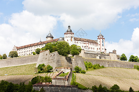 德国巴伐利亚Wurzburg世界遗产据点历史外观地标景点壁垒历史性旅行世界图片